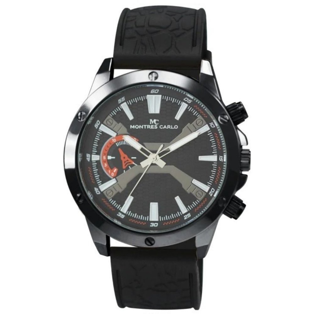 48mm Montres Carlo Analog Elegant Quartz Military Classic Dress Men's Watch